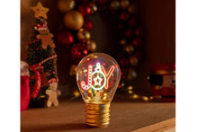 Lade das Bild in den Galerie-Viewer, Legami Deko-Tischlampe in Glühbirnenform Weihnachten Joy Bulb Fiction6
