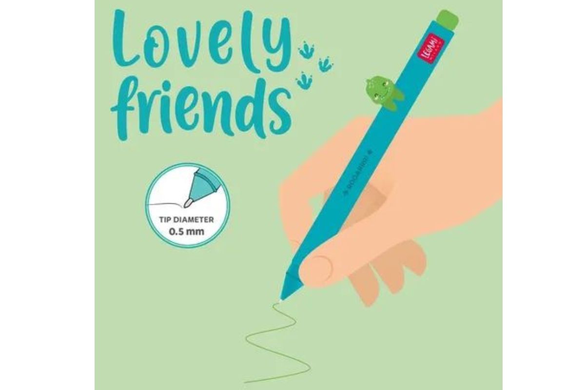 Legami Gelstift Dino Lovely Friends! Rooarrr Design abnehmbar4