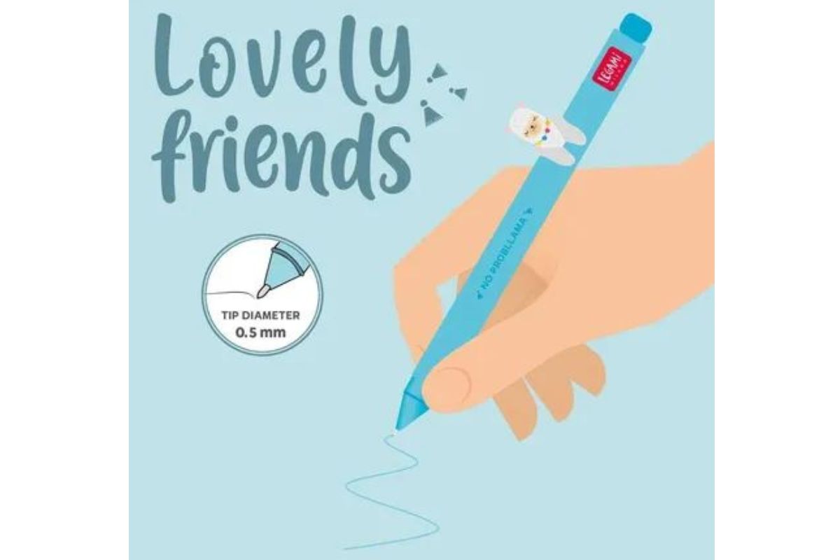 Legami Gelstift Llama Lovely Friends! No Probllama Design abnehmbar3