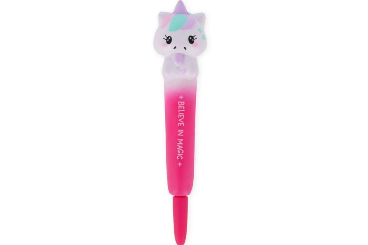 Legami Gelstift Squishy Squeezies Unicorn Believe in Magic schwarze Tinte2