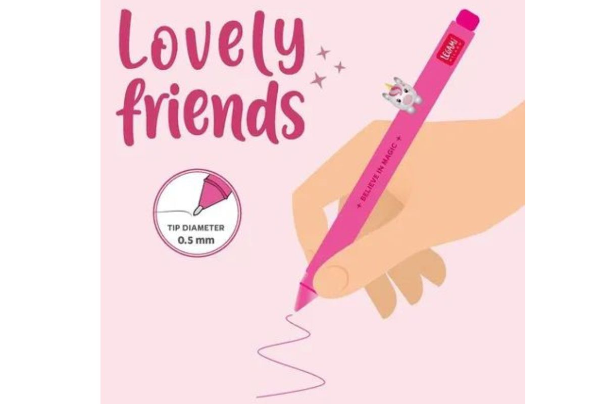 Legami Gelstift Unicorn Lovely Friends! Believe in Magic Design abnehmbar2
