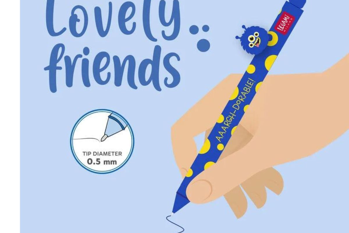Legami Gelstift mit Deko-Tierchen Monster „AAARGH-Dorable“ Lovely Friends3