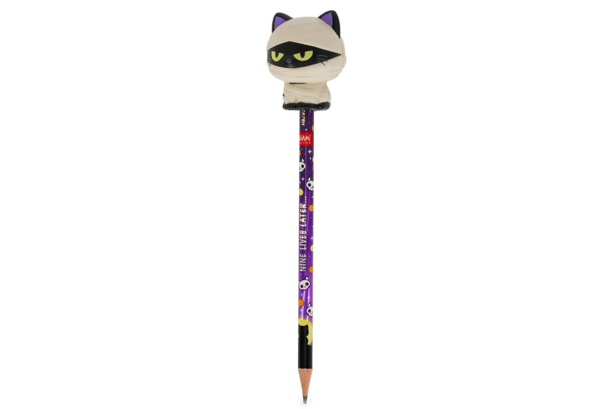 Legami Halloween-Anti-Stress-Bleistift Mummy Cat - Squeezies6