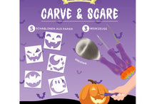 Lade das Bild in den Galerie-Viewer, Legami Halloween Kürbisschnitzset Carve &amp; Scare3
