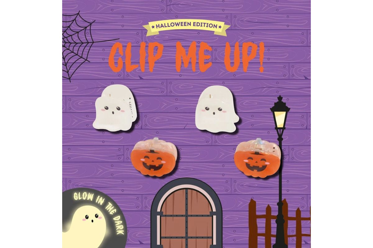 Legami Halloween Set aus 4 Mini-Haarclips - Clip Me Up! Haarschmuck4