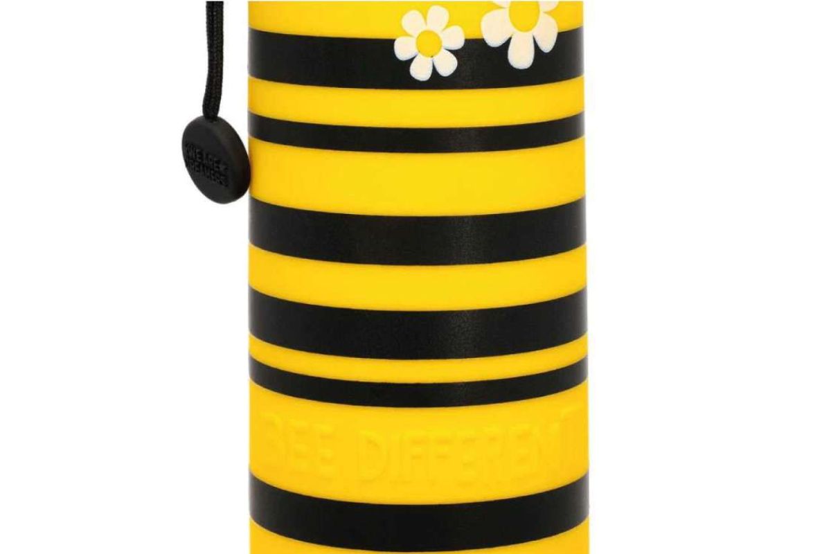 Legami Kawaii Bee Federmäppchen Etui Gelb 2-In-1 Pencil Case 22cm2