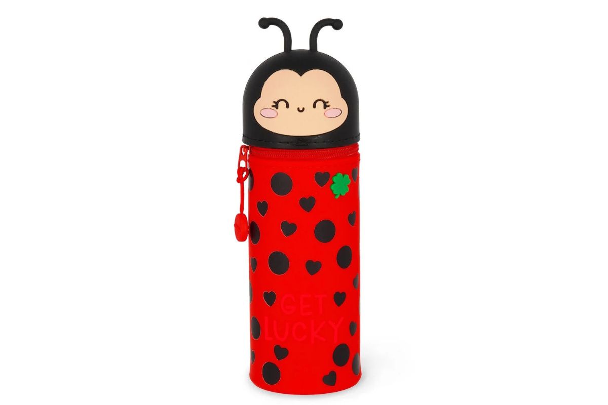 Legami Kawaii Federmäppchen Etui Ladybug Get Lucky 2-In-1 Pencil Case 18cm4