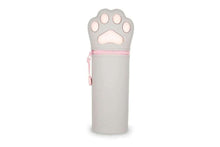Load the picture into the gallery viewer, Legami Kawaii Kitty Federmäppchen Etui Grau 2-In-1 Pencil Case 22cm3
