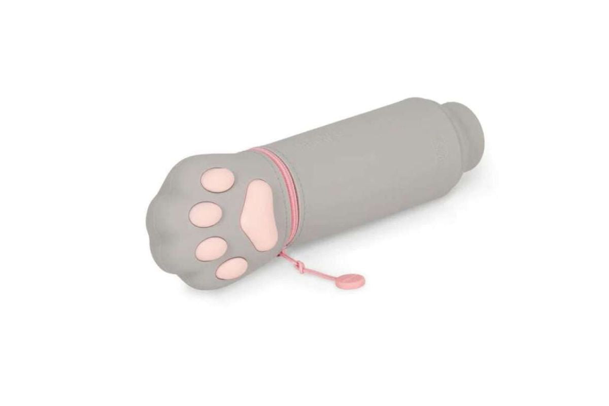 Legami Kawaii Kitty Federmäppchen Etui Grau 2-In-1 Pencil Case 22cm5