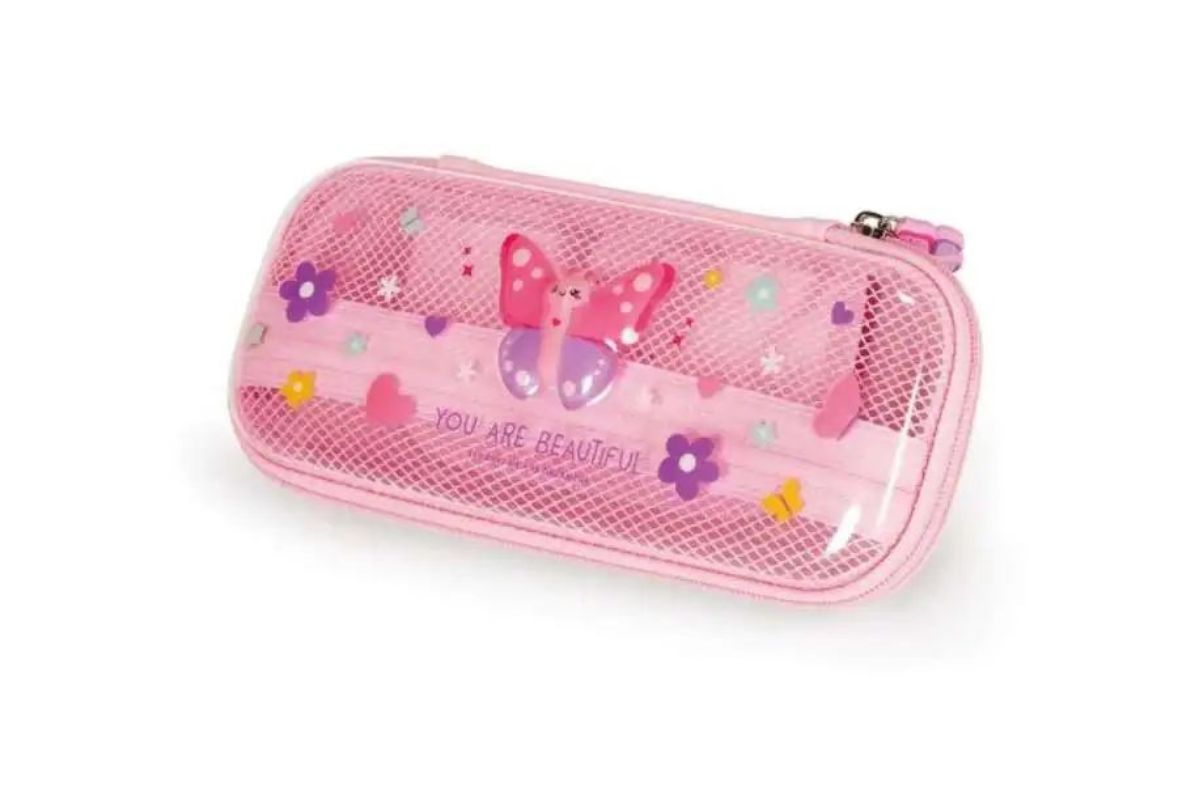 Legami Kawaii Wonderwow - Butterfly Federmäppchen Etui Rosa 23cm2