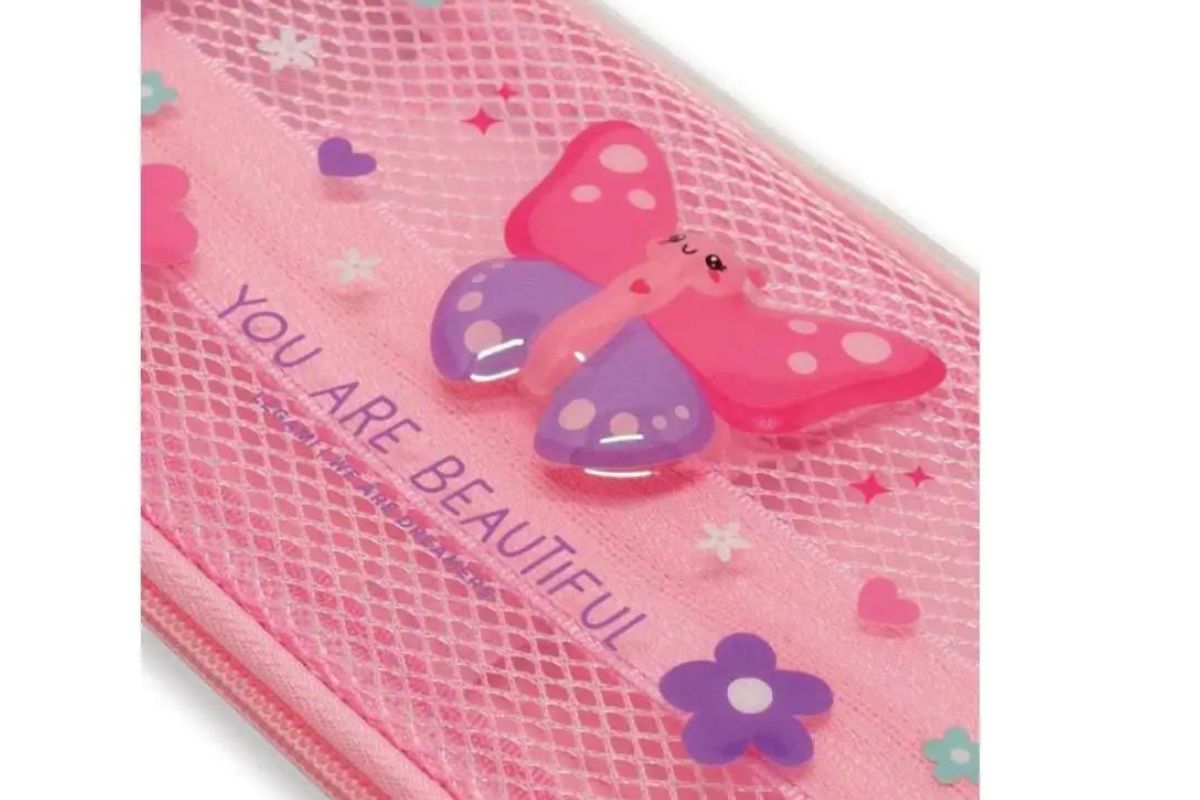 Legami Kawaii Wonderwow - Butterfly Federmäppchen Etui Rosa 23cm4