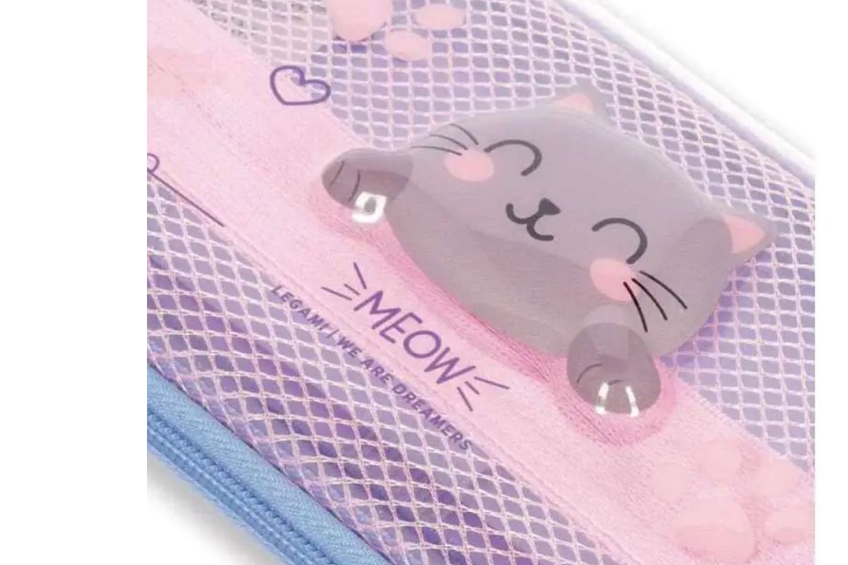 Legami Kawaii Wonderwow - Kitty Federmäppchen Etui Rosa 23cm3