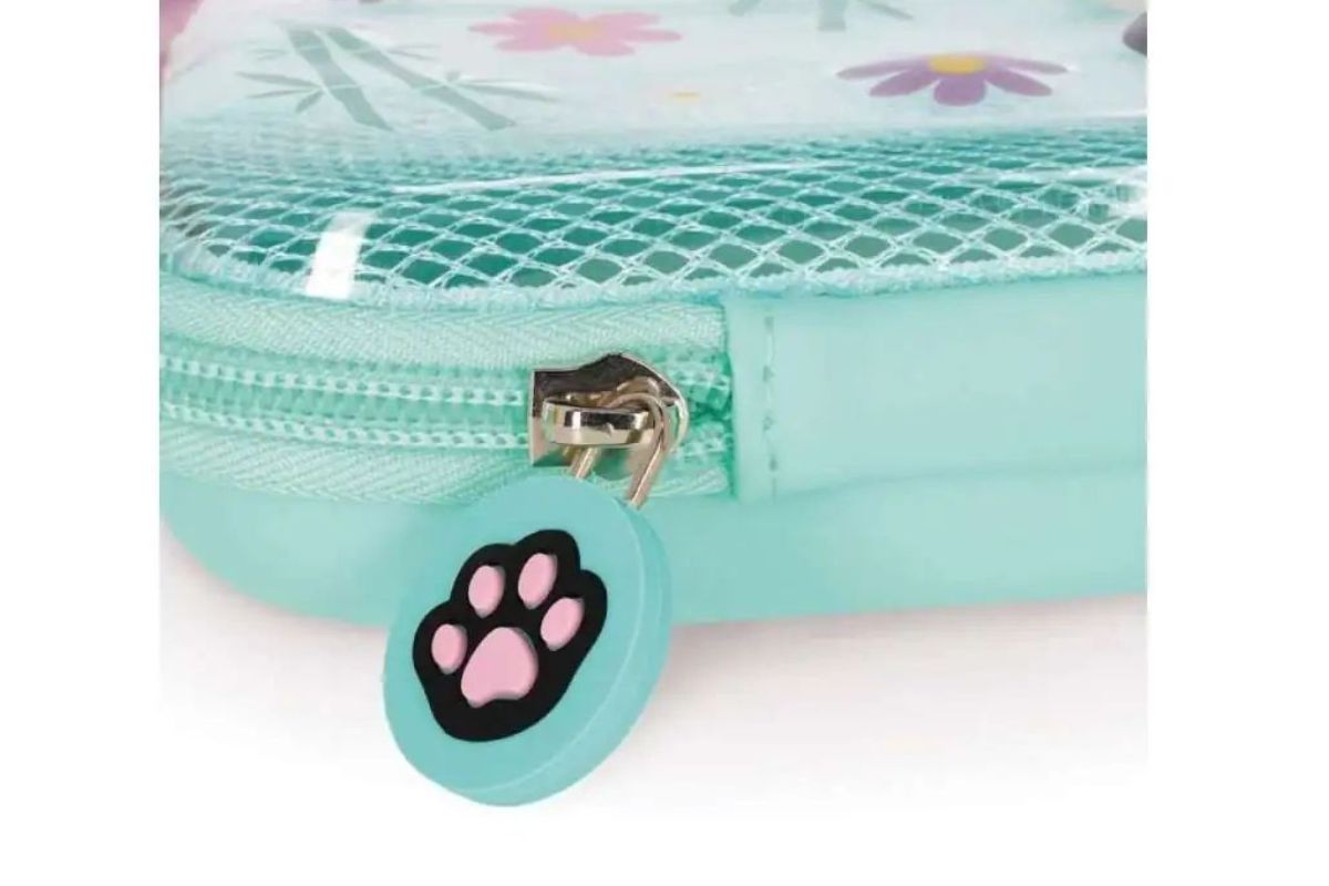 Legami Kawaii Wonderwow - Panda Federmäppchen Etui Türkis 23cm2