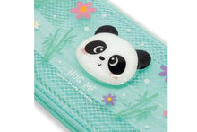 Load the picture into the gallery viewer, Legami Kawaii Wonderwow - Panda Federmäppchen Etui Türkis 23cm3
