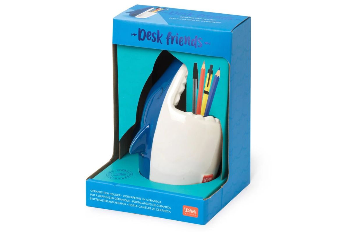 Legami Keramik-Stiftehalter Shark - Desk Friends4