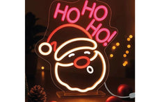 Lade das Bild in den Galerie-Viewer, Legami LED-Lampe mit Neoneffekt Weihnachten Santa Claus It’s a Sign6
