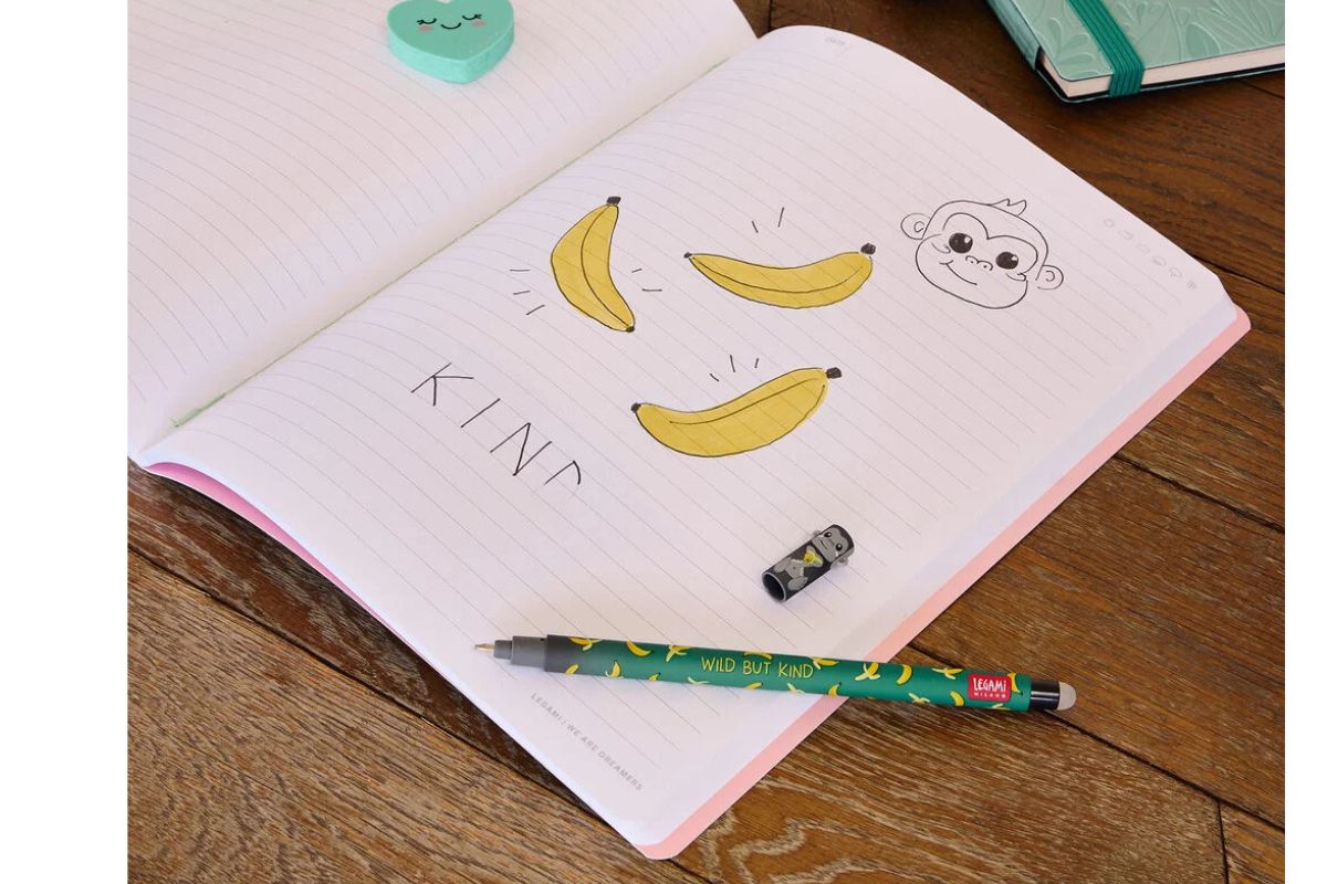 Legami Löschbarer Stift Gorilla „Wild but Kind“ - Erasable Pen6