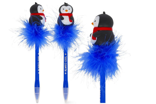 Legami Leuchtender Kugelschreiber Penguin Writing is Magic Weihnachten11