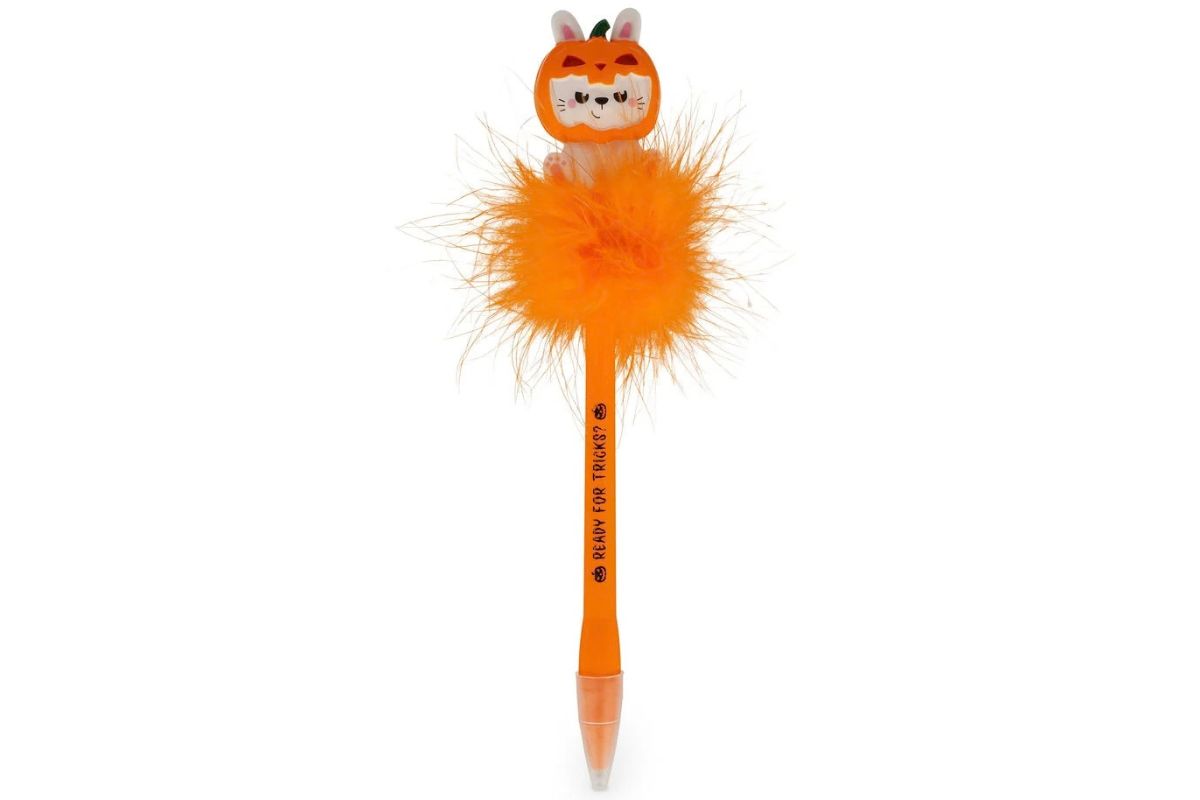 Legami Leuchtender Kugelschreiber Pumpkin Bunny Writing is Magic Halloween