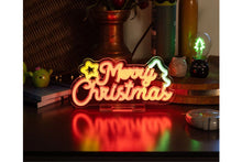 Lade das Bild in den Galerie-Viewer, Legami Neon Effekt Led Light Schild Weihnachten Merry Xmas It&#39;s a Sign4
