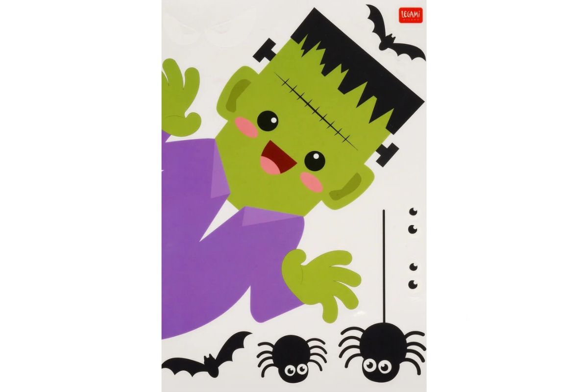 Legami Set 35 Elektrostatische Fensteraufkleber Window Wow Halloween3
