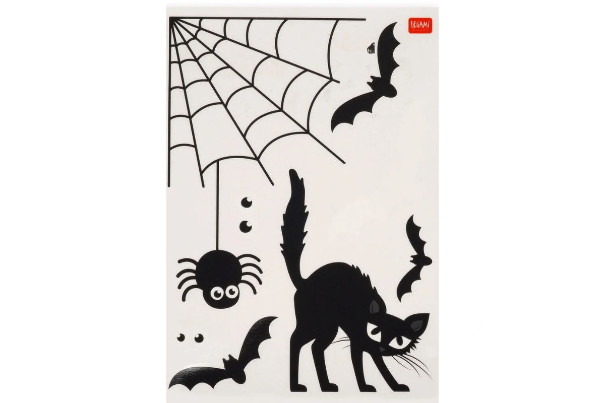 Legami Set 35 Elektrostatische Fensteraufkleber Window Wow Halloween4