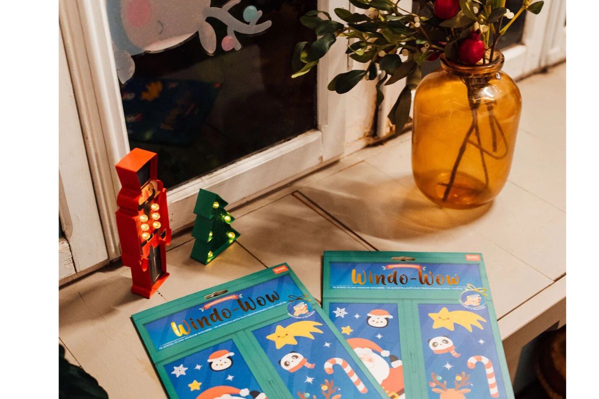 Legami Set 70 Elektrostatische Fenster Aufkleber- Weihnachten5
