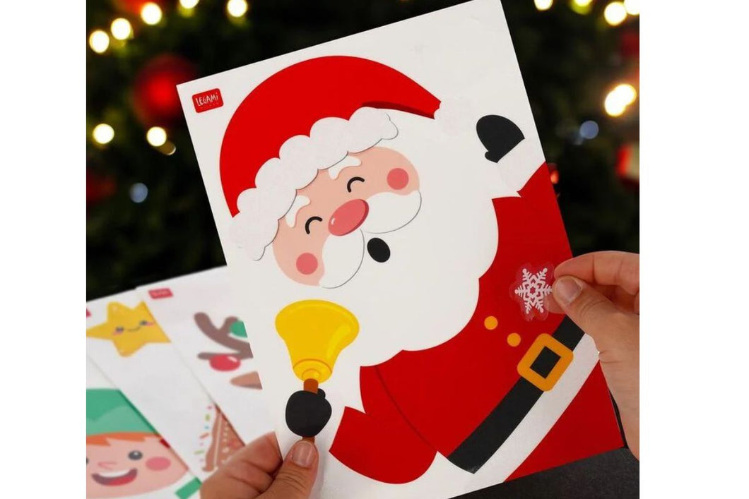 Legami Set 70 Elektrostatische Fenster Aufkleber- Weihnachten