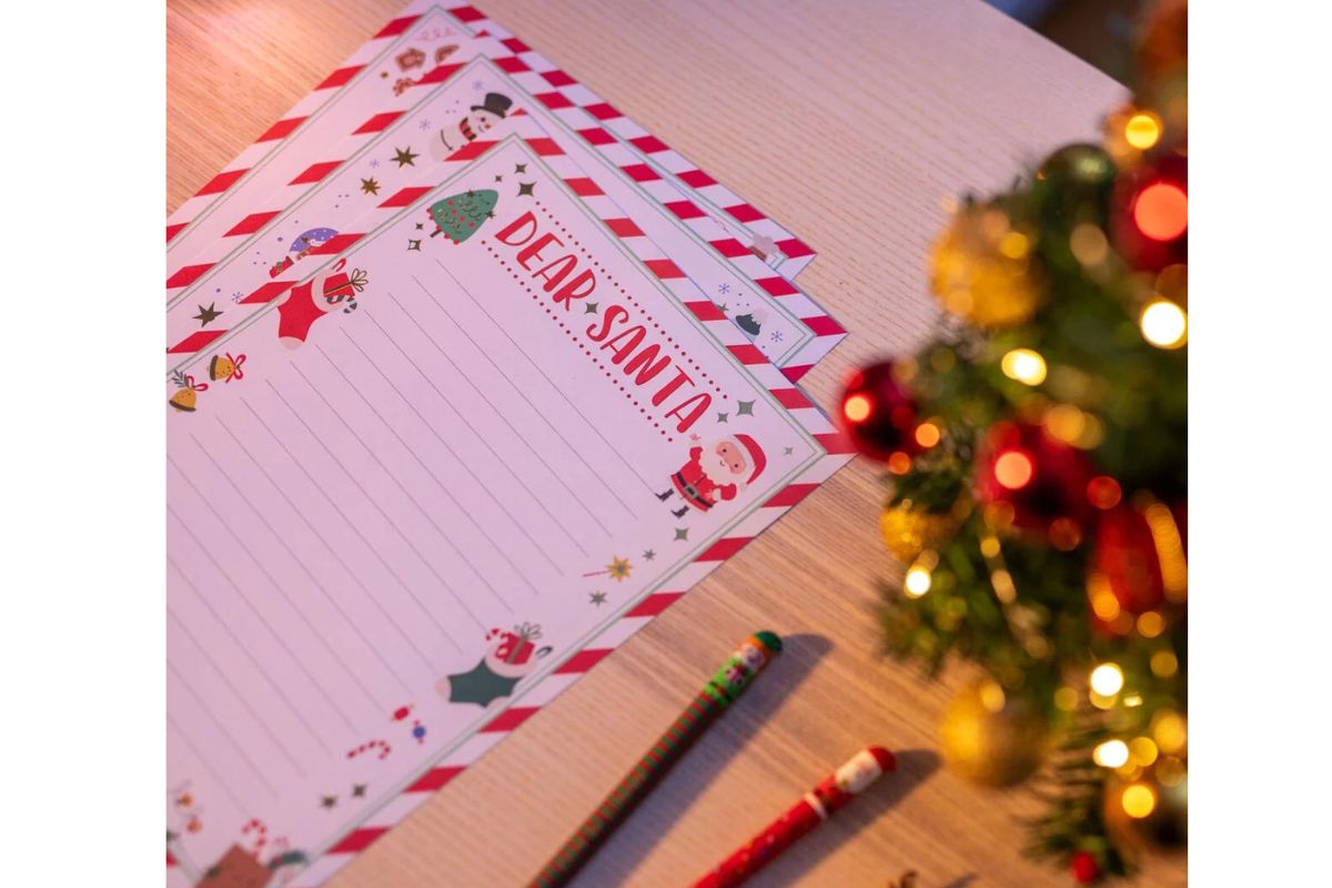Legami Set für Brief an den Weihnachtsmann Dear Santa