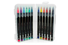 Lade das Bild in den Galerie-Viewer, Legami Set mit 12 Filzstiften mit Pinselspitze Brush Markers Bright Colours3
