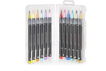 Lade das Bild in den Galerie-Viewer, Legami Set mit 12 Filzstiften mit Pinselspitze Brush Markers Pastel Colours4
