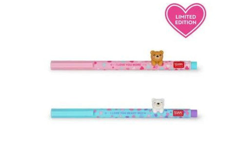 Legami Set mit 2 Gelstiften Beary in Love Limited Edition