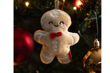 Lade das Bild in den Galerie-Viewer, Legami Weihnachtsdekoration Aufhänger Plüsch GINGERBREAD Weihnachten Oh-Oh-Ohrnaments
