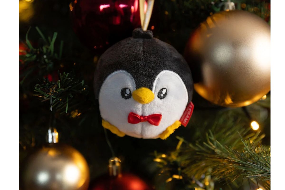Legami Weihnachtsdekoration Aufhänger Plüsch Penguin Weihnachten Oh-Oh-Ohrnaments