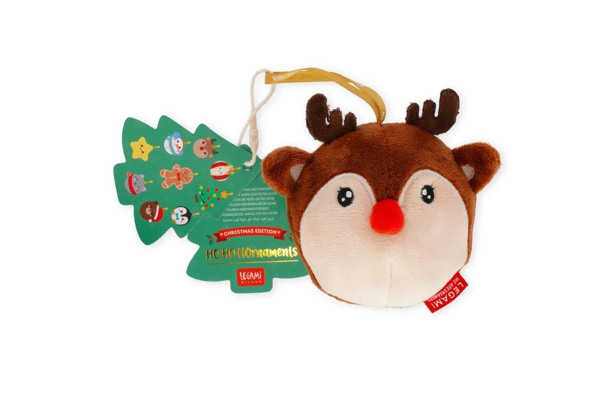 Legami Weihnachtsdekoration Aufhänger Plüsch Reindeer Weihnachten Oh-Oh-Ohrnaments5