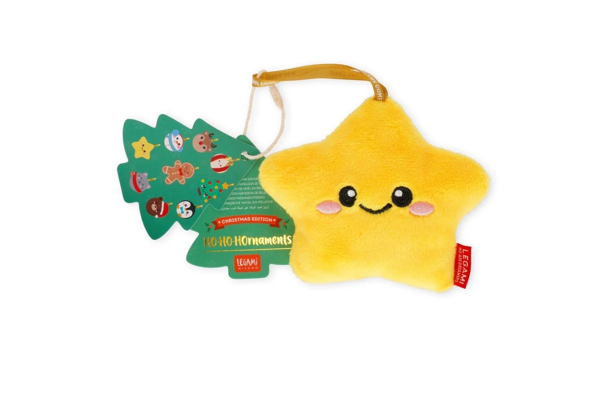 Legami Weihnachtsdekoration Aufhänger Plüsch Star Weihnachten Oh-Oh-Ohrnaments2