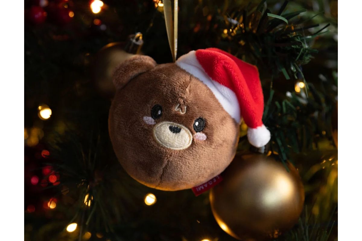Legami Weihnachtsdekoration Aufhänger Plüsch Teddy Bear Weihnachten Oh-Oh-Ohrnaments