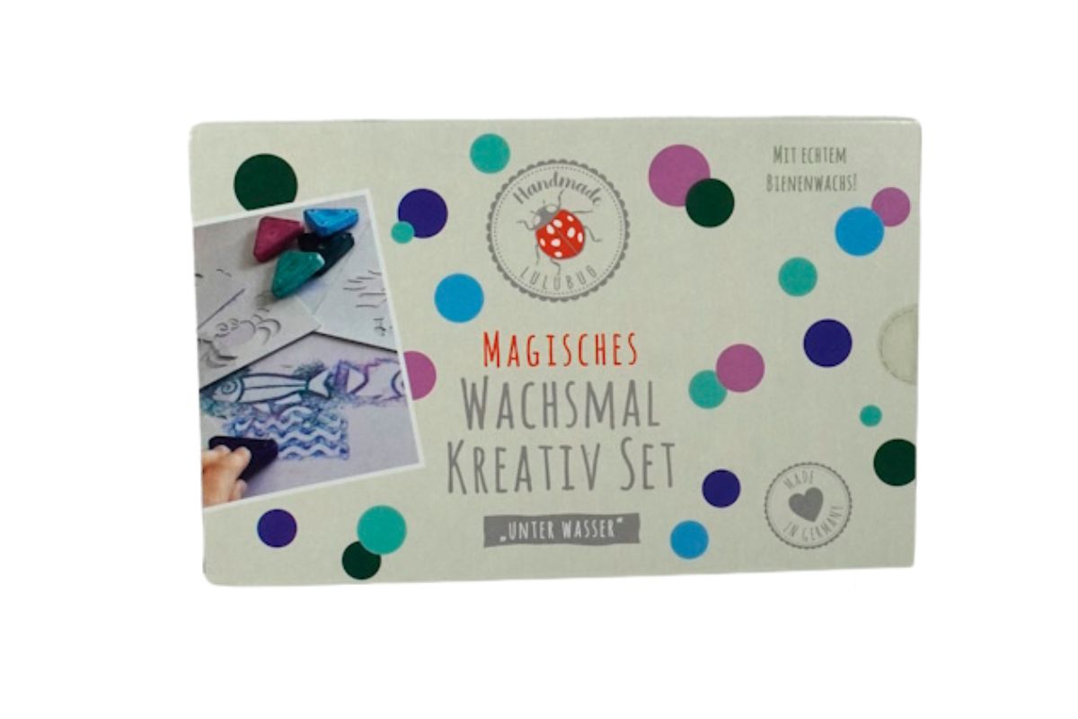 Magisches Wachsmal Kreativ Set Unter Wasser Handmade Lulubug