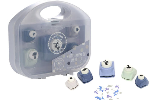 Motivstanzerkoffer 5 Stanzer „Unter Wasser“ Kreativer Bastelspaß von Handmade Lulubug