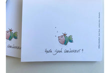 Lade das Bild in den Galerie-Viewer, Notizblock "Heute schon gelächelt?" Karin Tauer Din A6 50 Blatt 
