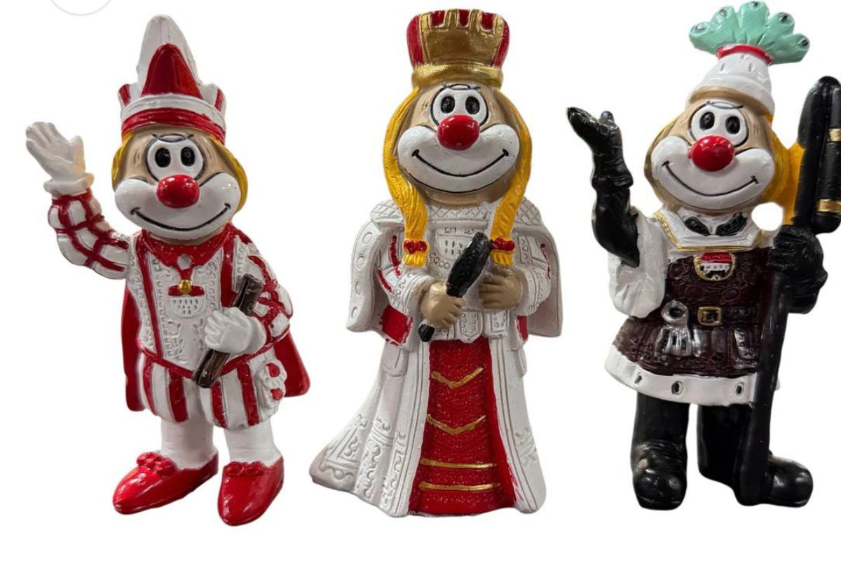 Schmitzens Prinz, Bauer, Jungfrau Dekofiguren Karneval Dreigestirn 20cm