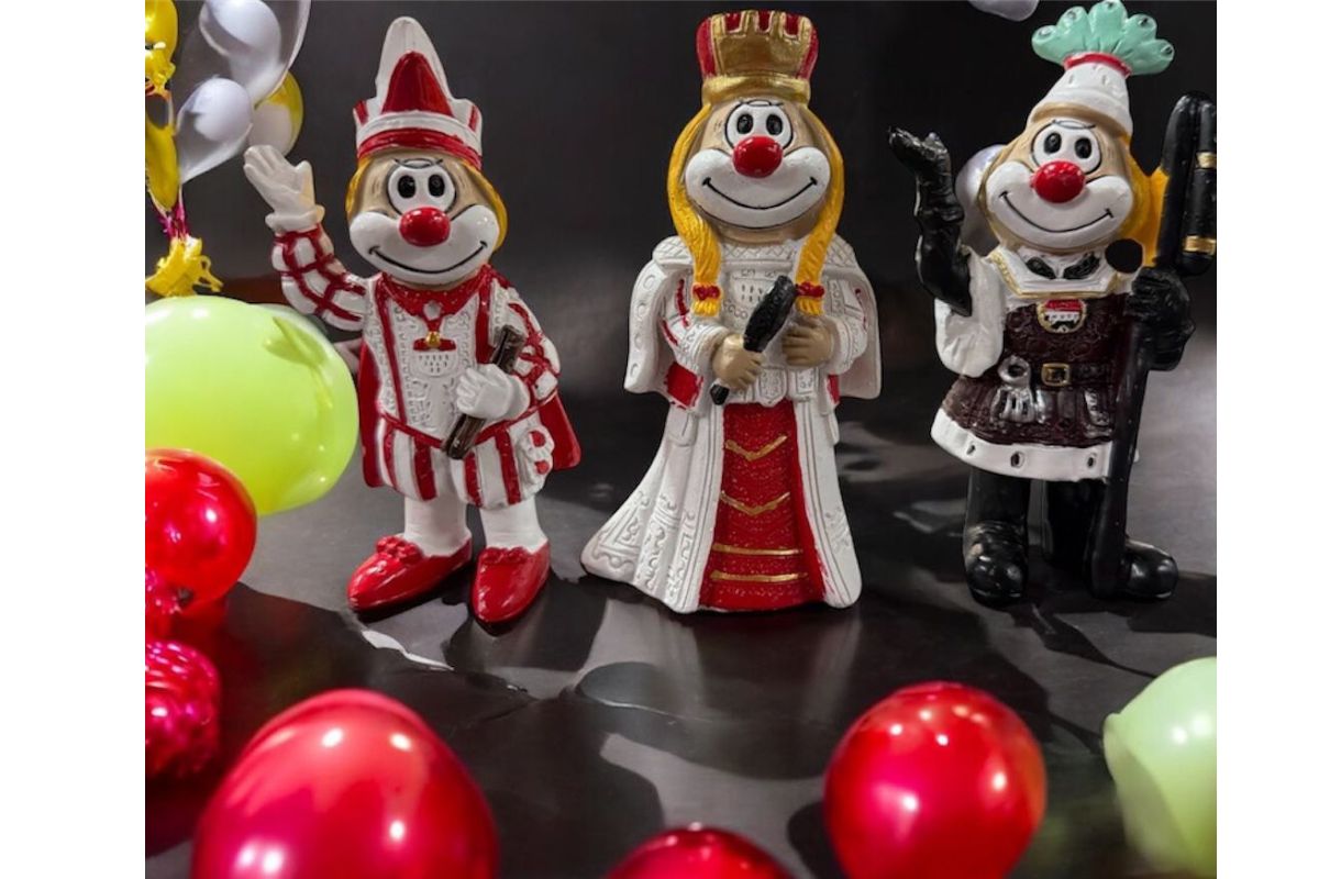 Schmitzens Prinz, Bauer, Jungfrau Dekofiguren Karneval Dreigestirn 20cm3