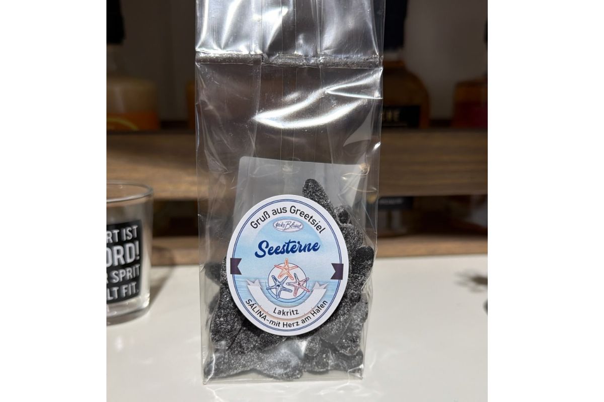 Seesterne Lakritz Bonbons Grüße aus Greetsiel 100g4