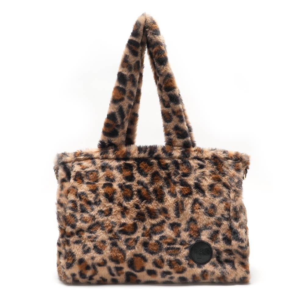 Shopper Mia 01 Damen Tasche Handtasche Einkaufstasche Leo LOT83