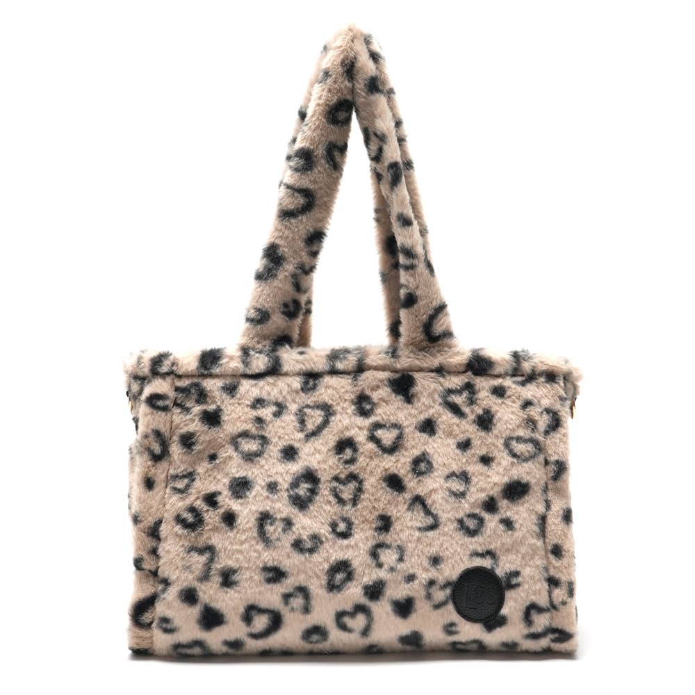 Shopper Mia 03 Damen Tasche Handtasche Einkaufstasche Leo LOT83