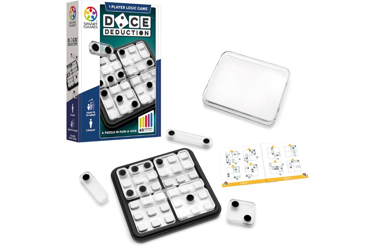 Smart Games Dice Deduction Reisespiel Logik Puzzle Spaß 1 Spieler