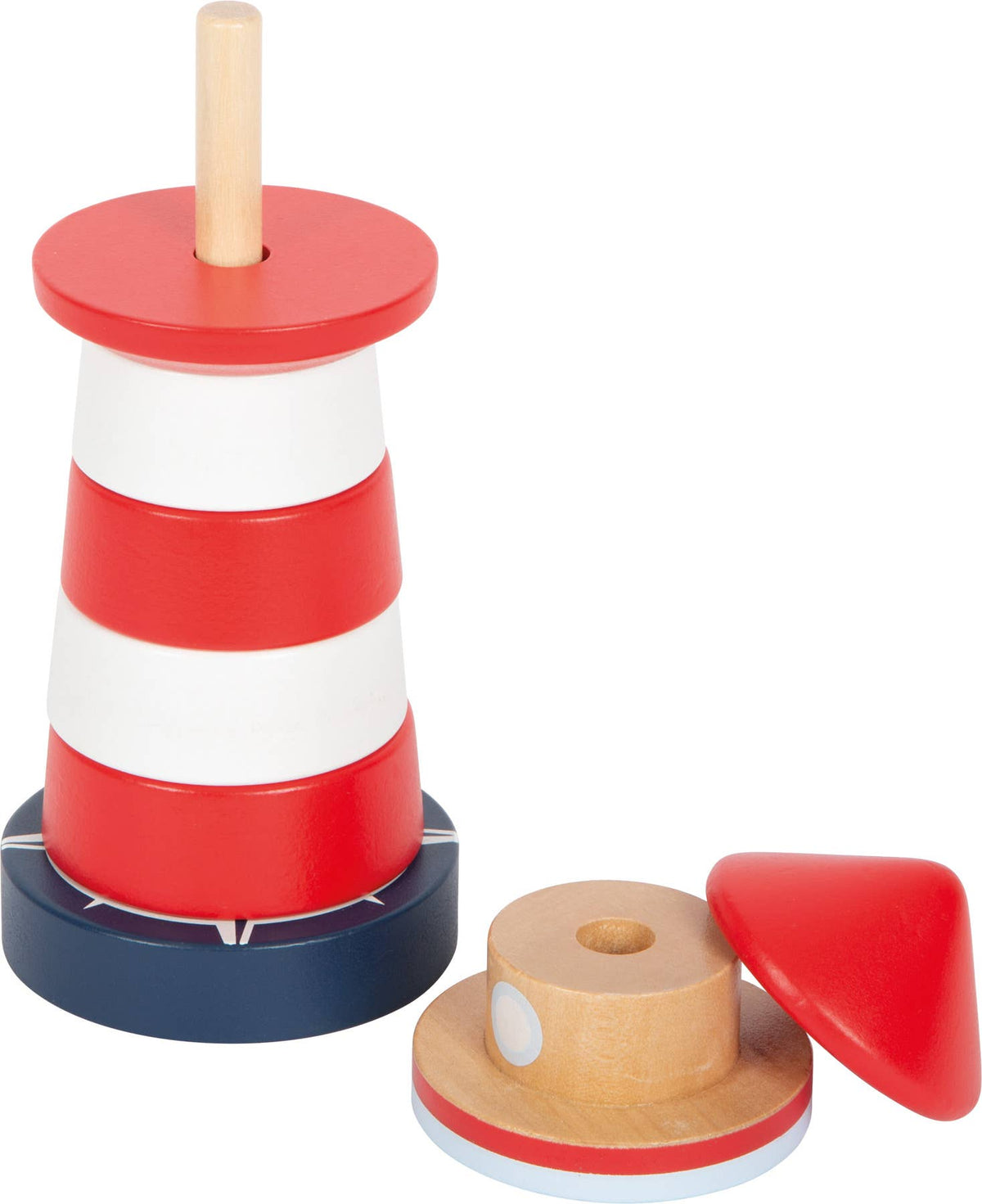 Stapelturm Leuchtturm Großer Ozean Stapelspielzeug Holz2