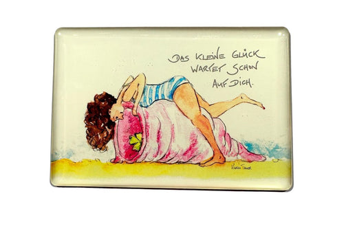 Sweet Design by Nala Motiv Magnet Das Kleine Glück Wartet Schon Auf Dich