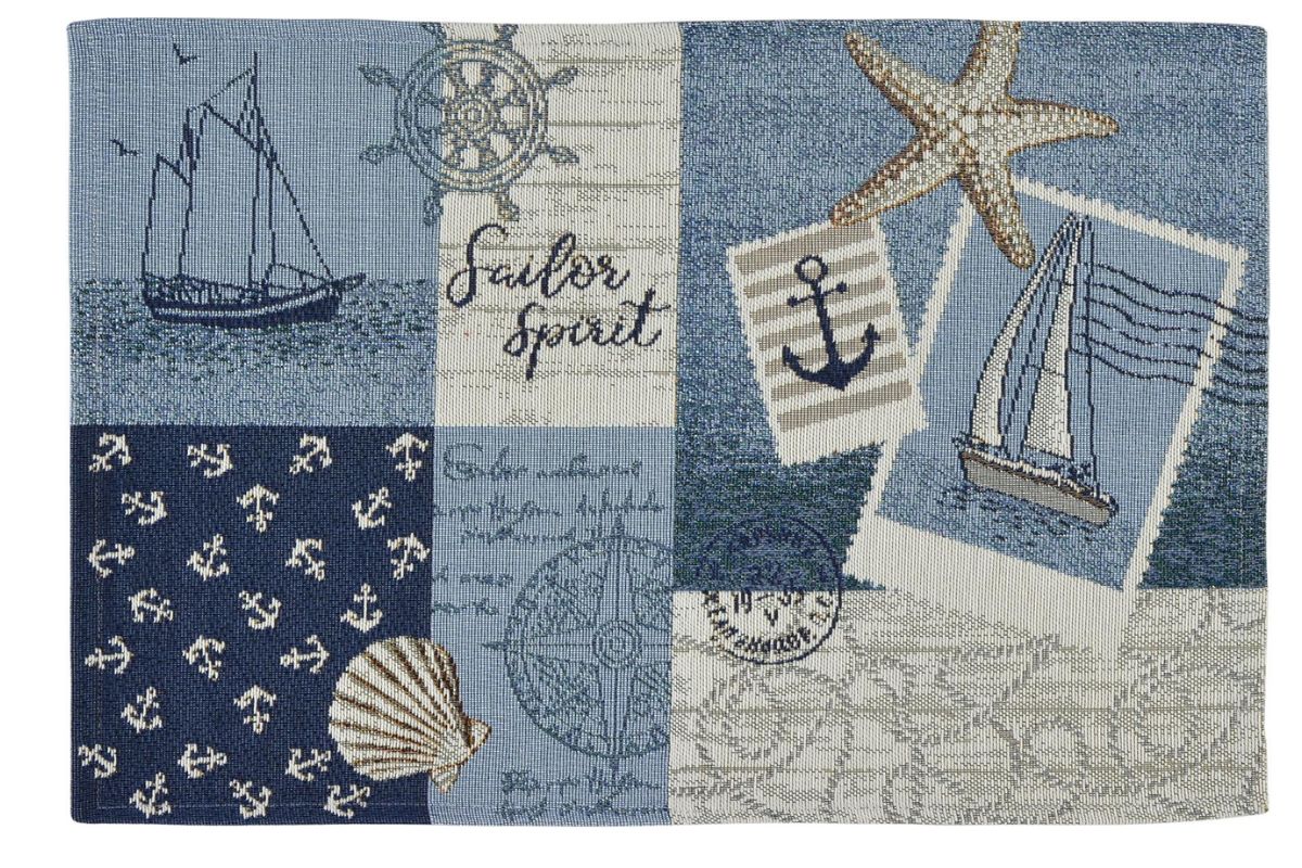 Tischset Sailor Patch 2 Stück – maritime Tischdeko