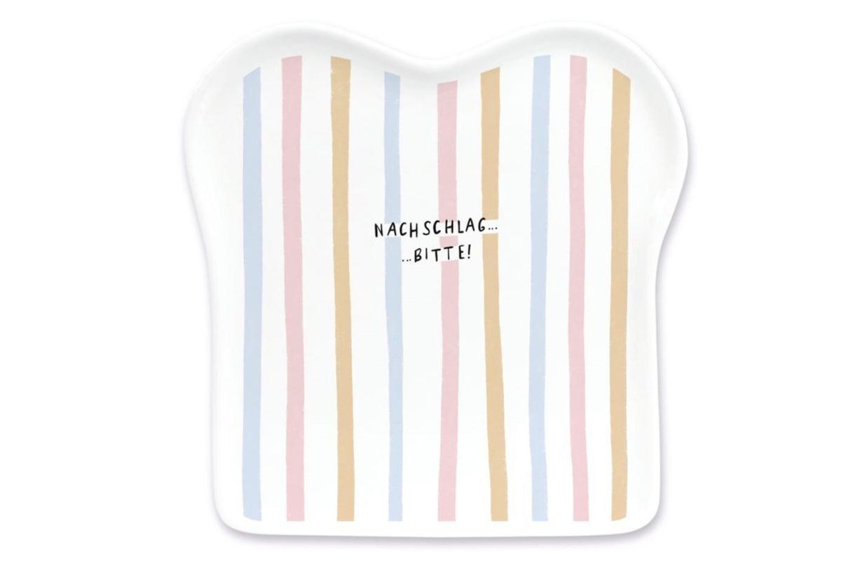 Toastteller "Nachschlag Bitte!" Schreibkram Manufaktur